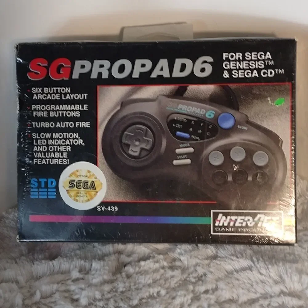 New Factory Sealed Sega Genesis SG Propad6 SV-439